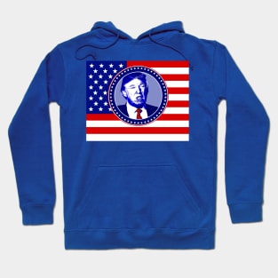 donald trump american flag Hoodie